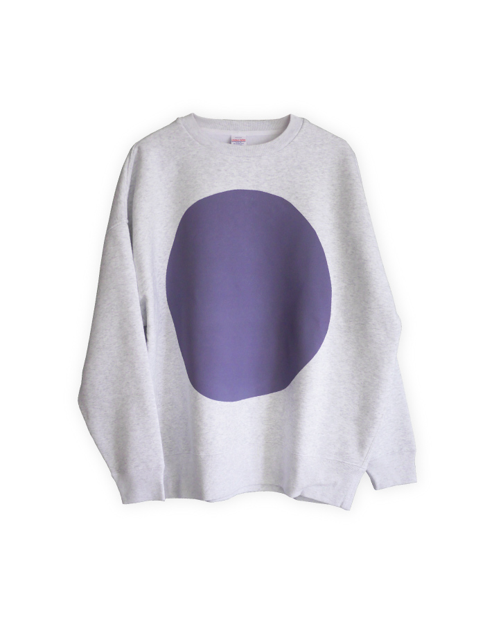 サークルプリントスウェット